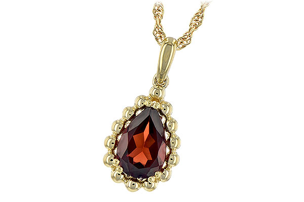 A207-67984: NECKLACE 1.38 CT GARNET