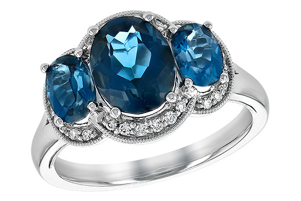 A207-70657: LDS RG 4.20 BLUE TOPAZ 4.33 TGW