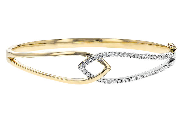 A207-71620: BANGLE BRACELET .50 TW
