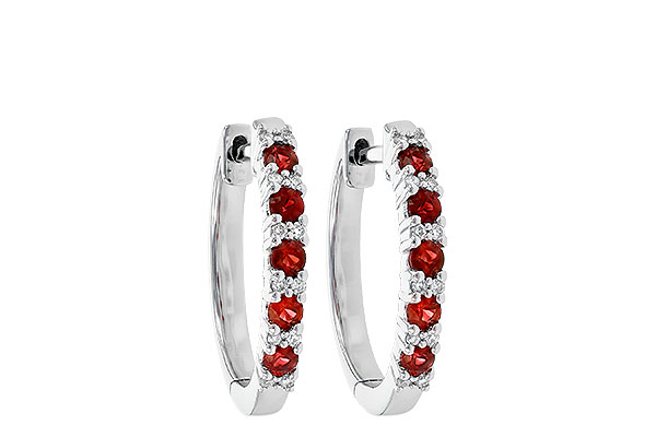 A208-58884: EARR .45 RUBY .55 TGW