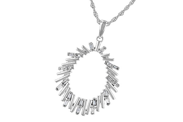A208-59739: NECK .24 TW BAGUETTE DIAS