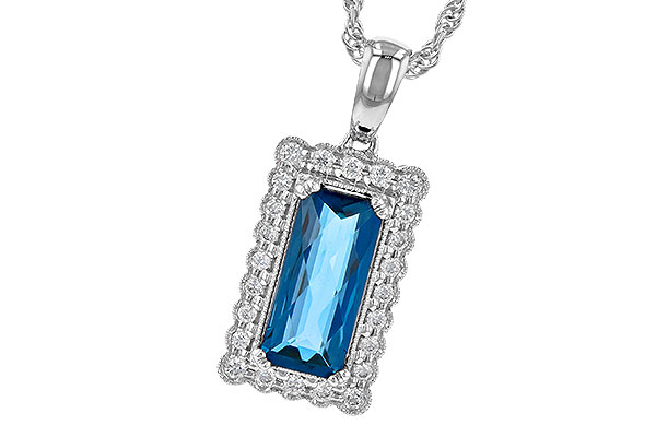 A208-62466: NECK 1.55 LONDON BLUE TOPAZ 1.70 TGW