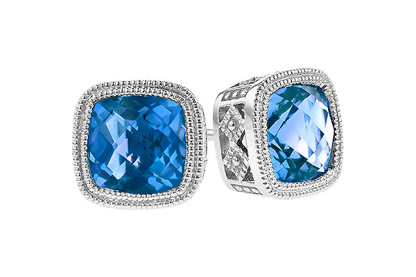 A291-28820: EARR 2.20 TW BLUE TOPAZ