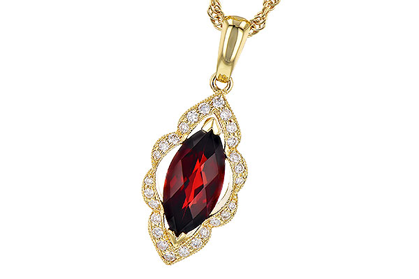 A291-35193: NECK 1.25 GARNET 1.36 TGW