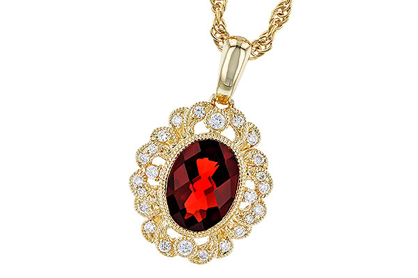 A292-20693: NECK 1.40 GARNET 1.54 TGW (8x6MM GAR)