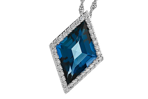 A292-25248: NECK 3.04 LONDON BLUE TOPAZ 3.20 TGW