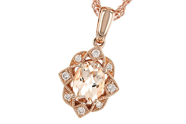 A292-25266: NECK .62 MORGANITE .70 TGW (7x5MM MORG)