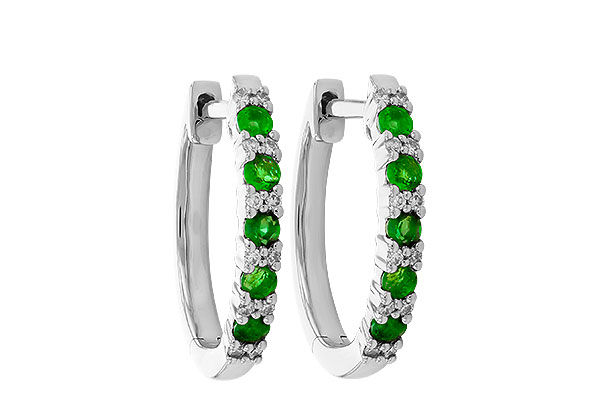 A292-26148: EARR .25 EMERALD .31 TGW