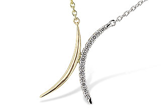 A293-09757: NECKLACE .14 TW (18")