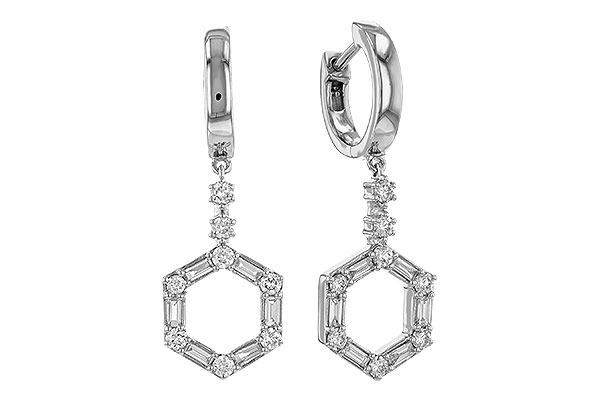 A293-10657: EARRINGS .23 BAG .60 TW