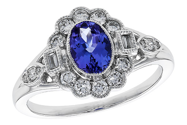 A293-10693: LDS RG .80 TANZANITE 1.20 TGW (7x5MM OV)