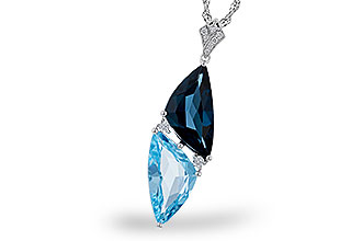 A293-11593: NECK 6.87 BLUE TOPAZ 6.97 TGW