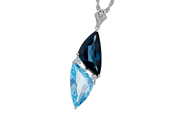 A293-11593: NECK 6.87 BLUE TOPAZ 6.97 TGW