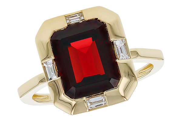A293-13420: LDS RG 3.65 GARNET 3.82 TGW (10x8MM GAR)