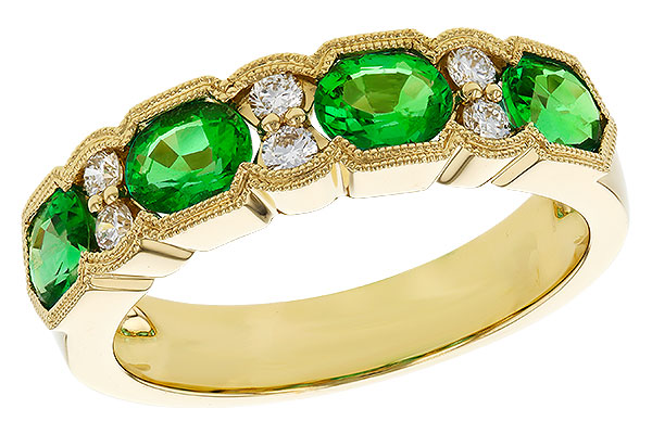 A293-17066: LDS WED RG 1.20 EMERALD 1.38 TGW (5x4MM EMER)