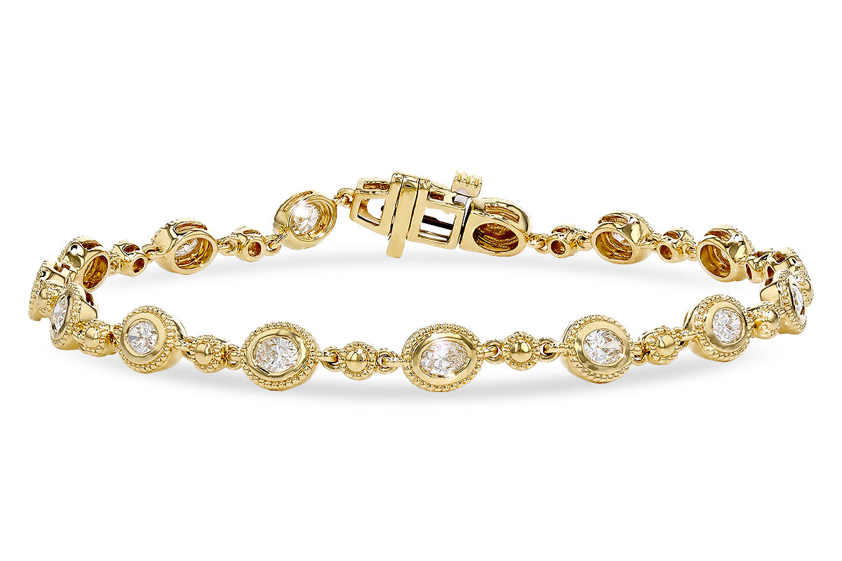 A293-17075: BRACELET 1.25 TW OVAL DIAS (7")