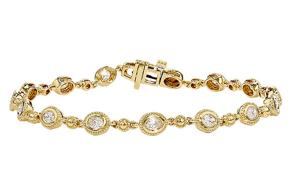 A293-17075: BRACELET 1.25 TW OVAL DIAS (7")