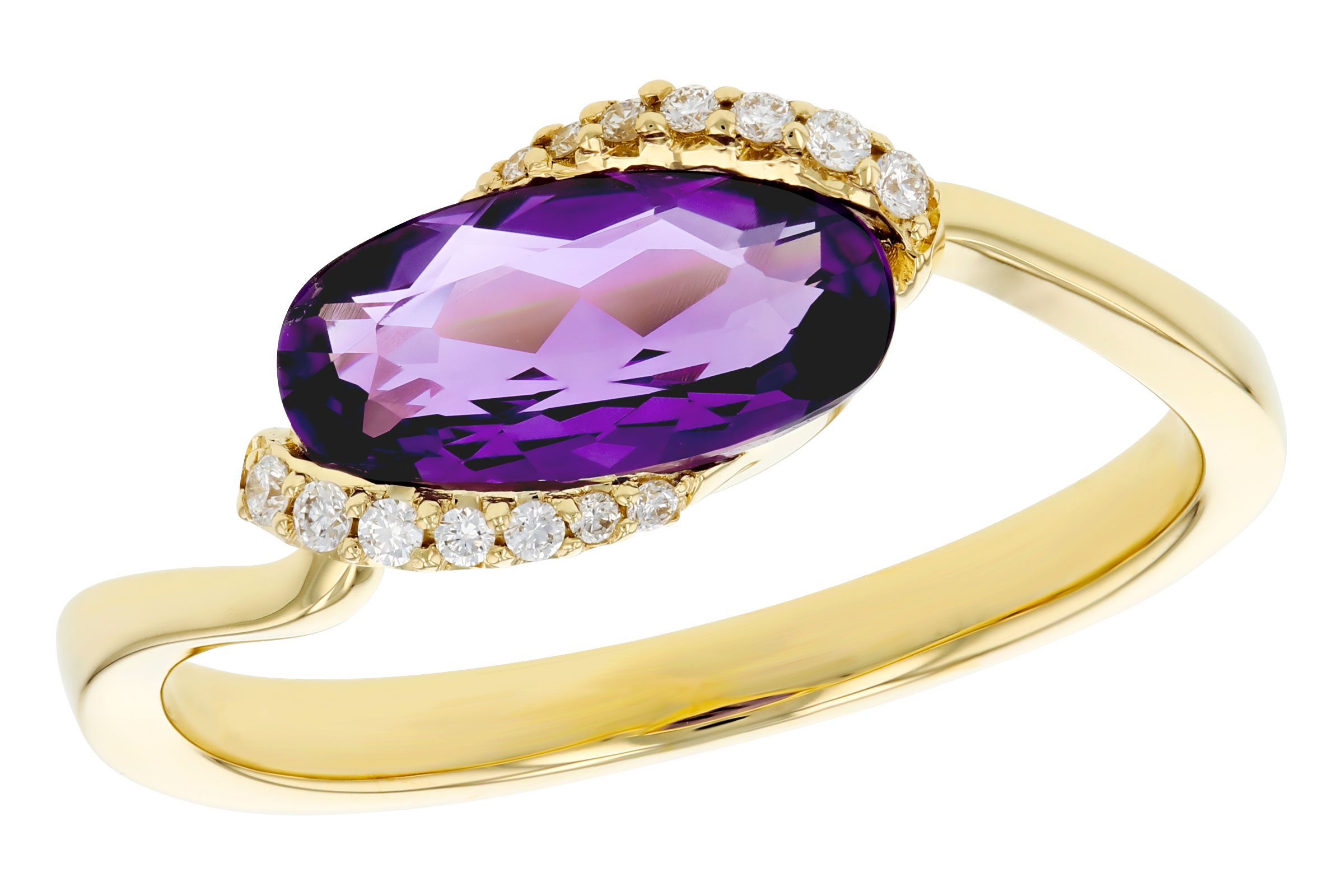 A294-02502: LDS RG 1.07 TW AMETHYST 1.13 TGW (10x5MM AMY)