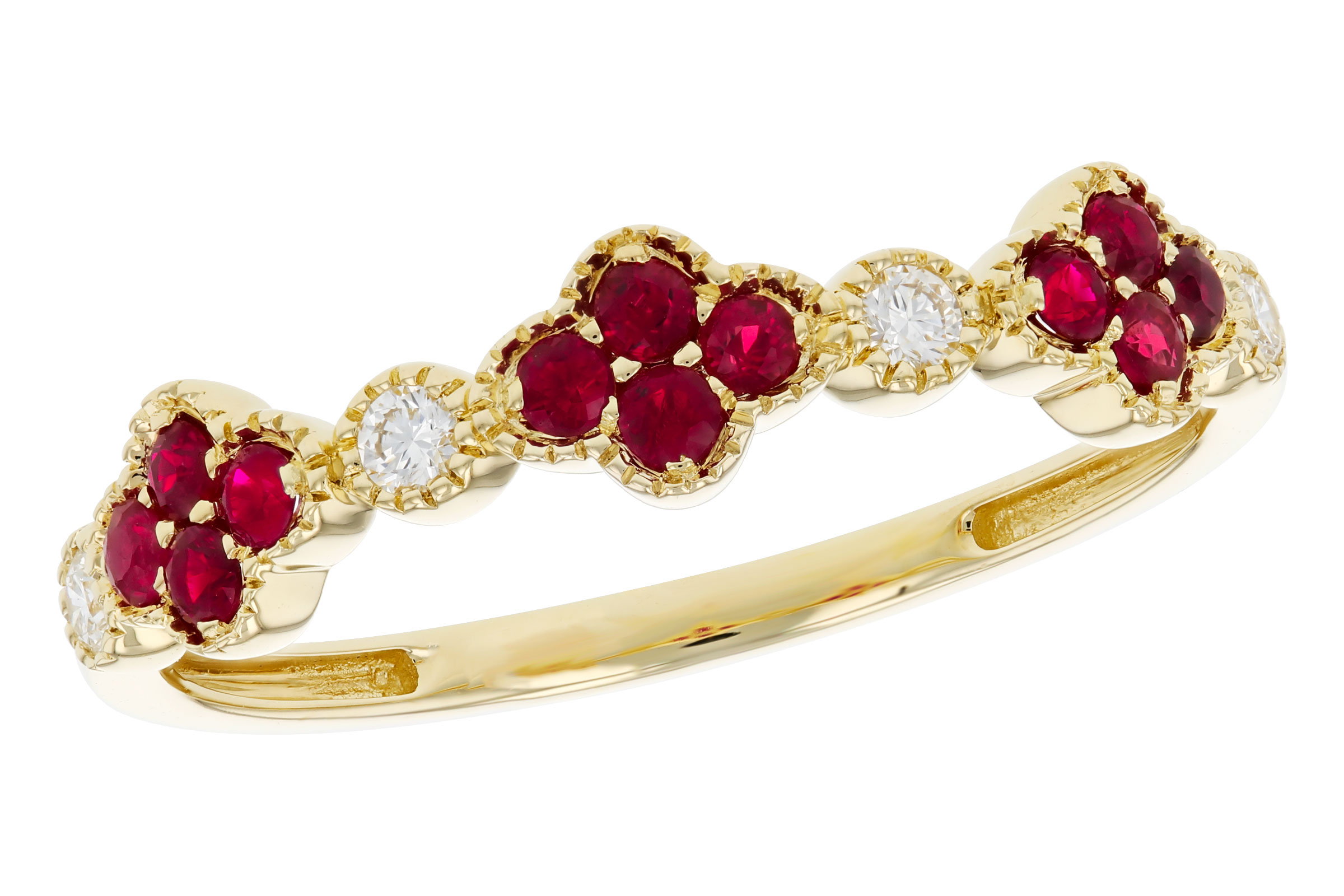 A294-03384: LDS WED RG .22 TW RUBY .30 TGW
