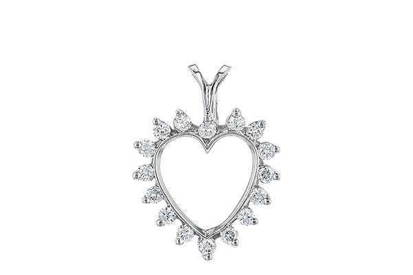 B024-94348: HEART PENDANT .23 TW