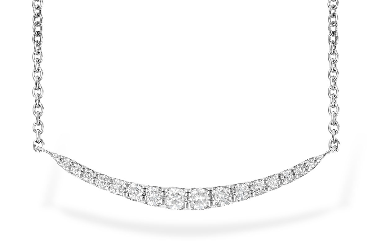 B208-59811: NECKLACE .20 TW (16 STONES)
