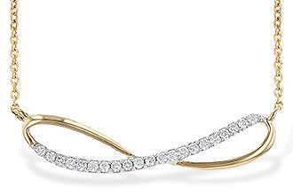 B208-60693: NECKLACE .18 TW