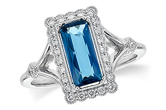 B208-60711: LDS RG 1.58 LONDON BLUE TOPAZ 1.75 TGW