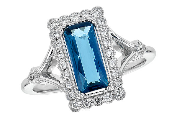 B208-60711: LDS RG 1.58 LONDON BLUE TOPAZ 1.75 TGW