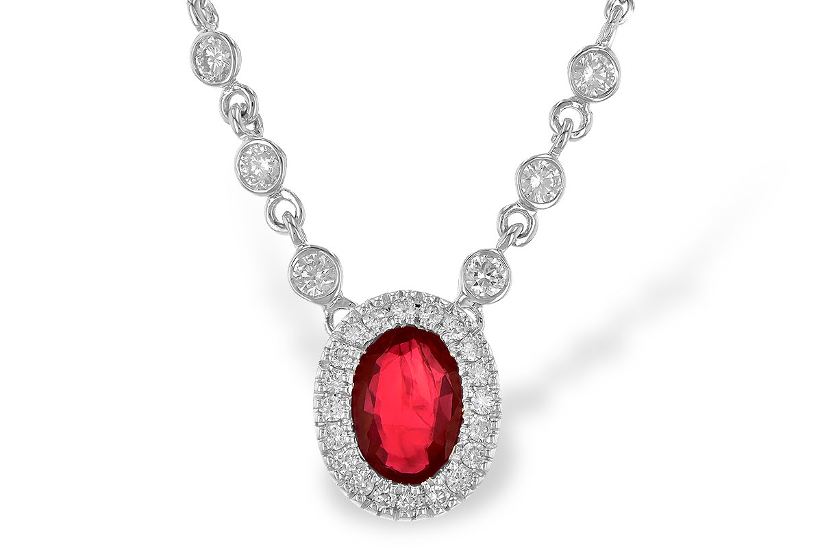 B208-61557: NECK .70 RUBY .94 TGW (17")