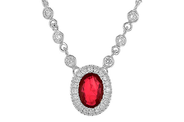 B208-61557: NECK .70 RUBY .94 TGW (17")