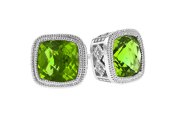 B291-28820: EARR 1.90 TW PERIDOT