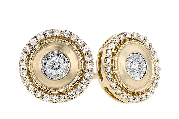 B291-28866: EARRINGS .30 TW