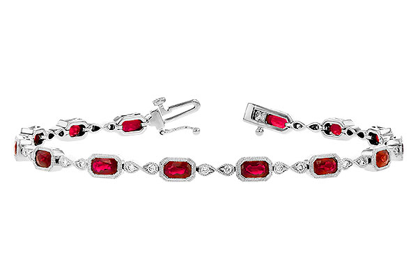 B291-30711: BRACELET 4.50 RUBY 4.82 TGW