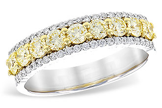 B291-34348: LDS DIA RG .80 TW YELLOW DIAS 1.00 TW