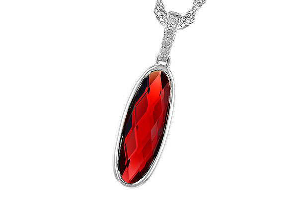 B291-36093: NECK 2.02 GARNET 2.05 TGW