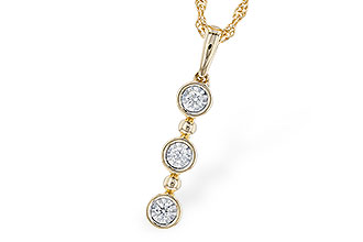 B292-21602: NECKLACE .08 TW