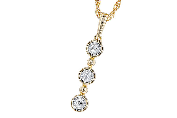 B292-21602: NECKLACE .08 TW