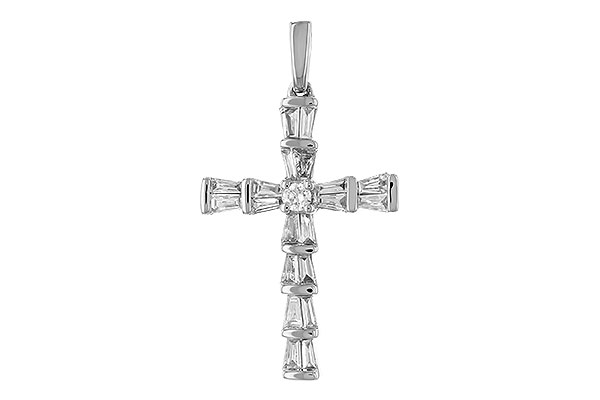 B292-24293: PENDANT .23 TW BAG .26 TW