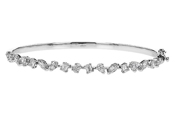 B292-26166: BANGLE 1.70 TW FANCY CUT DIAS