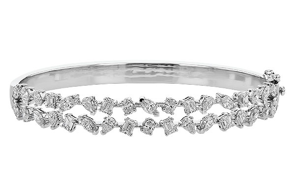 B292-26175: BANGLE 3.50 TW FANCY CUT DIAS