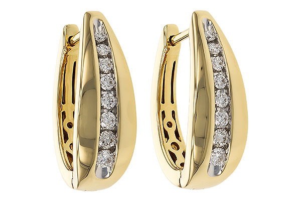 B292-27011: EARRINGS .40 TW