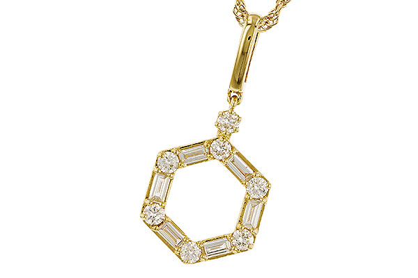 B293-09811: NECKLACE .14 BAG .35 TW
