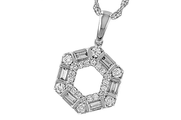 B293-10657: NECKLACE .14 TW BAG .50 TW