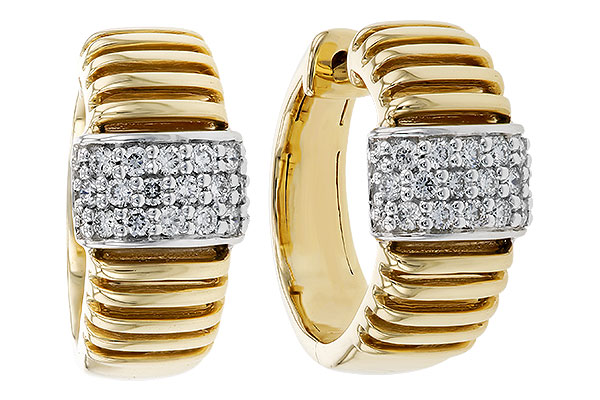B293-10684: EARRINGS .23 TW