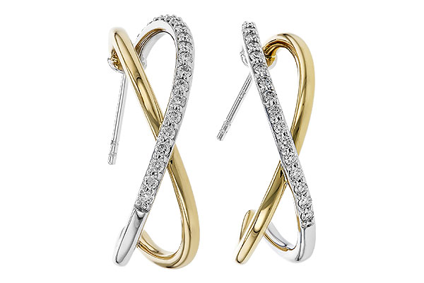 B293-11620: EARRINGS .50 TW
