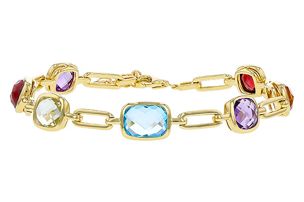 B293-13411: BRACELET 8.87 TW SEMI-PREC (GT,CIT,AMY,G.AMY,BT)