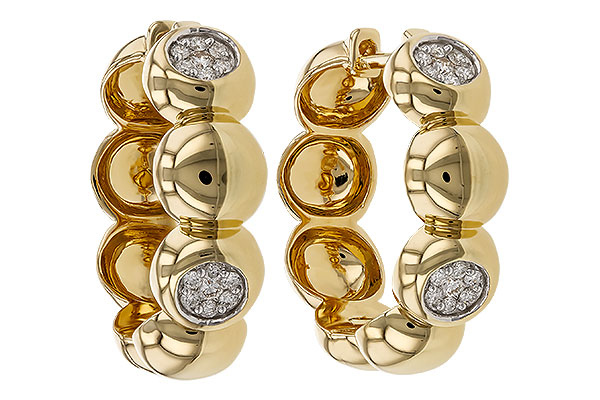 B293-14357: EARRINGS .20 TW