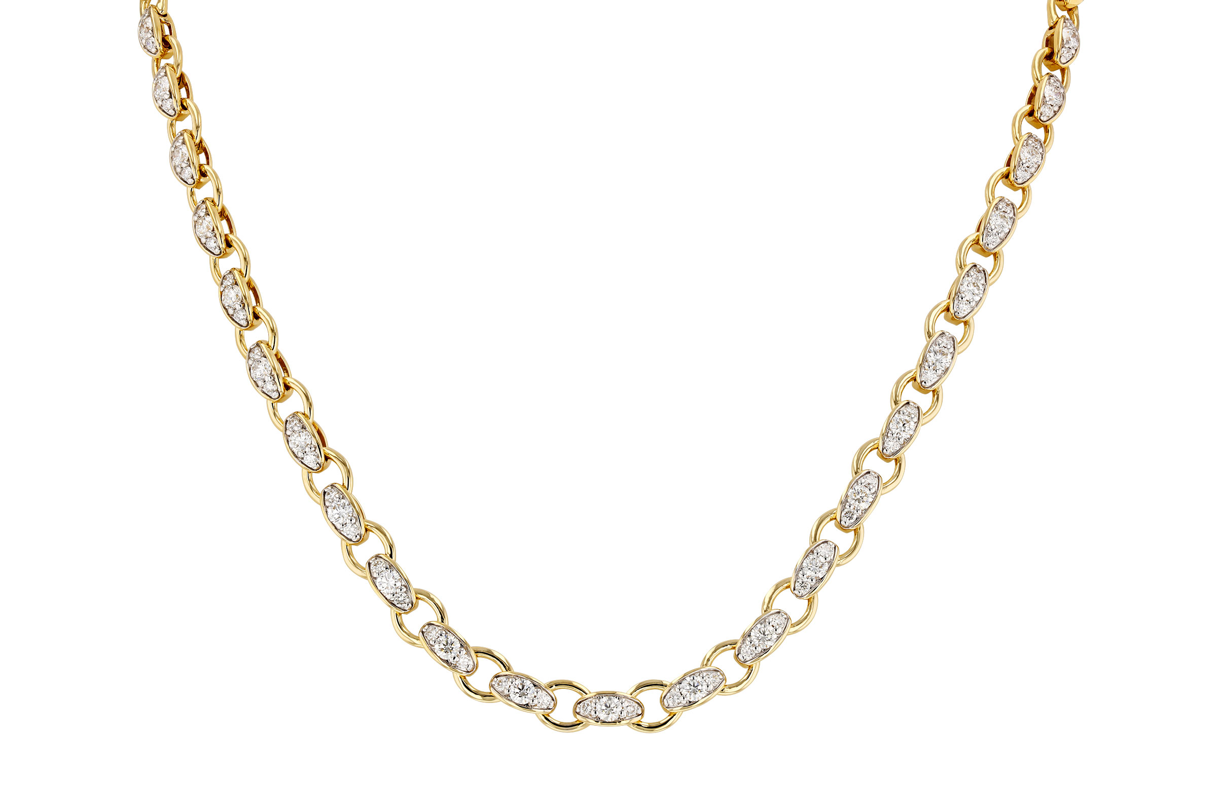 B294-02466: NECKLACE 3.18 TW (17.25")