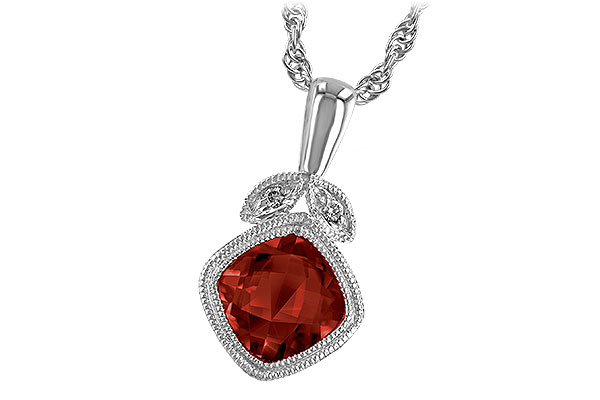 C202-26138: NECK 1.09 GARNET 1.10 TGW