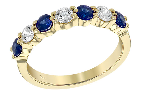 C204-03393: LDS WED RG .61 TW SAPP 1.00 TGW